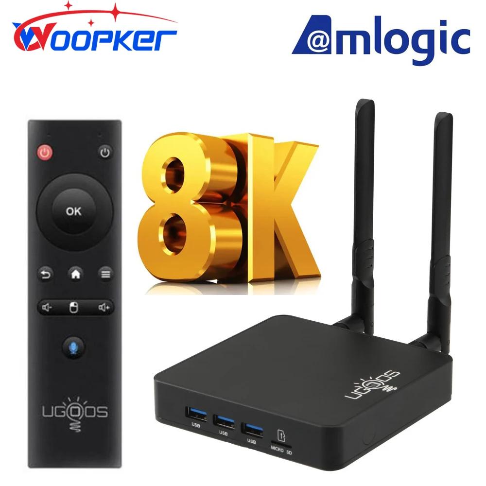 Woopker Ugoos Am8 Ʈ TV ڽ,  ڽ Ʈ, ȵ̵ 11, Amlogic S928Xj, 4G, 32G,  8K, Av1, Wifi6E, Bt5.3